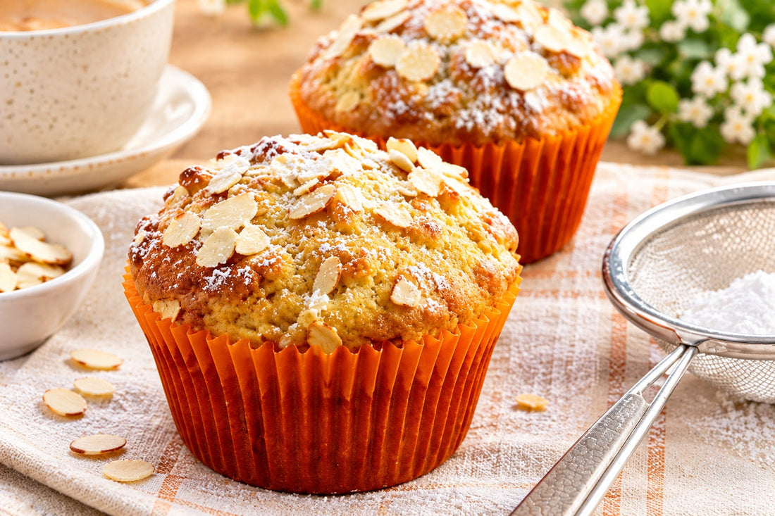Apricot, Honey and Almond Muffins
