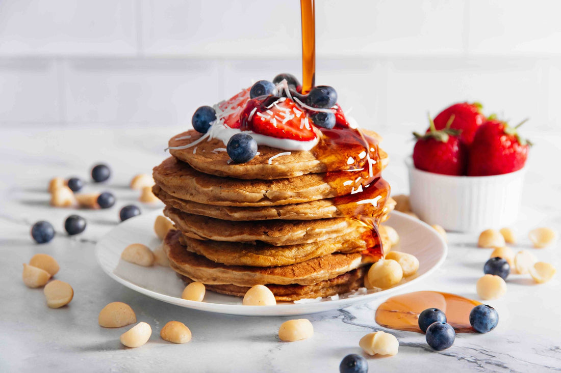 Macadamia Coconut Pancakes