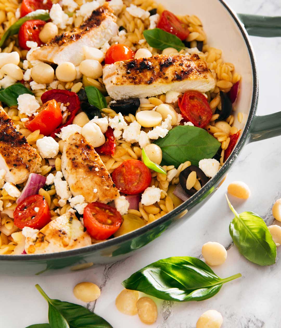 Mediterranean Macadamia Chicken Salad