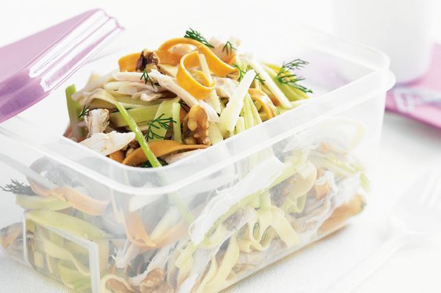 Chicken, Pasta and Walnut Salad