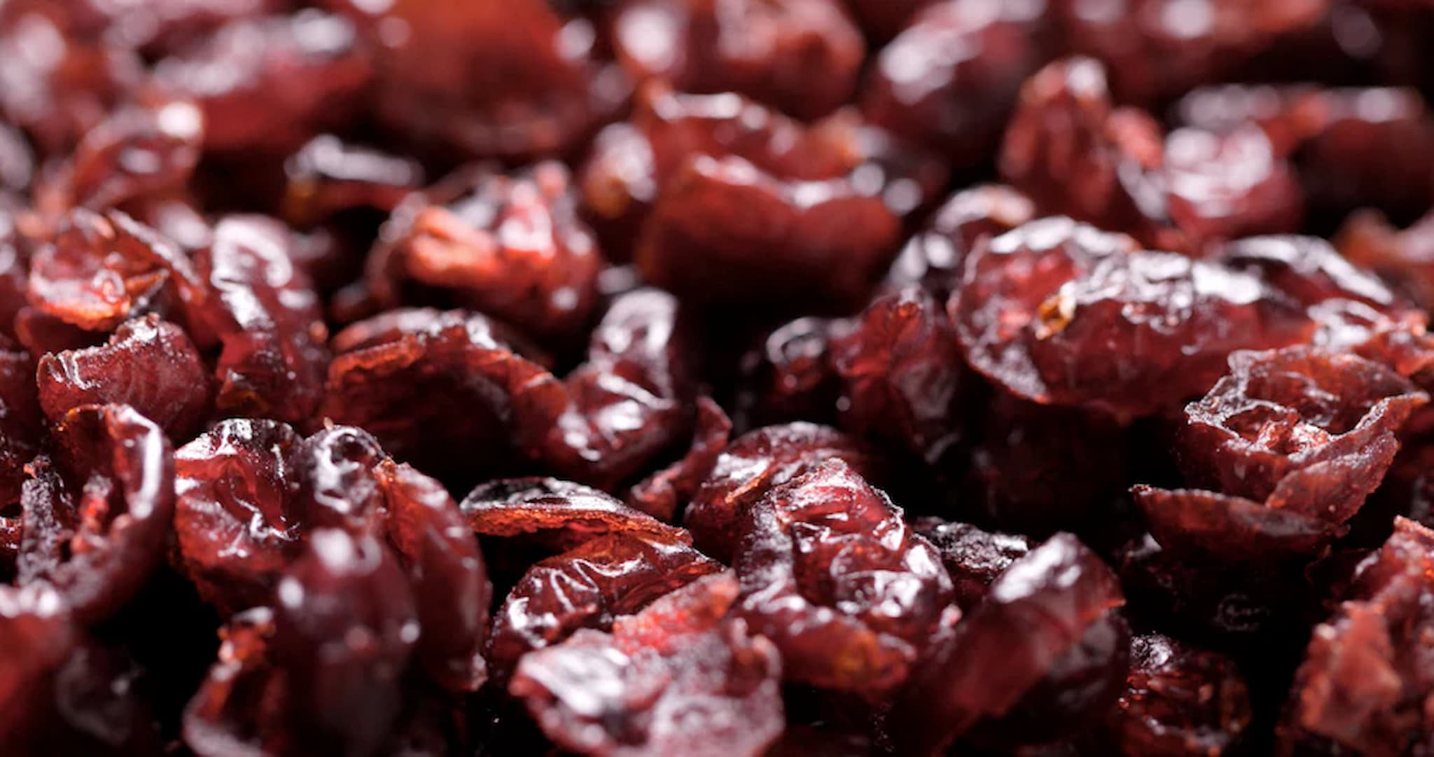 Close-up of dried cranberries