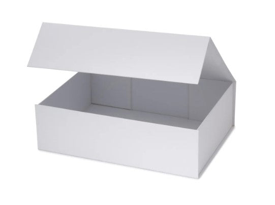 WHITE HAMPER BOX - LARGE